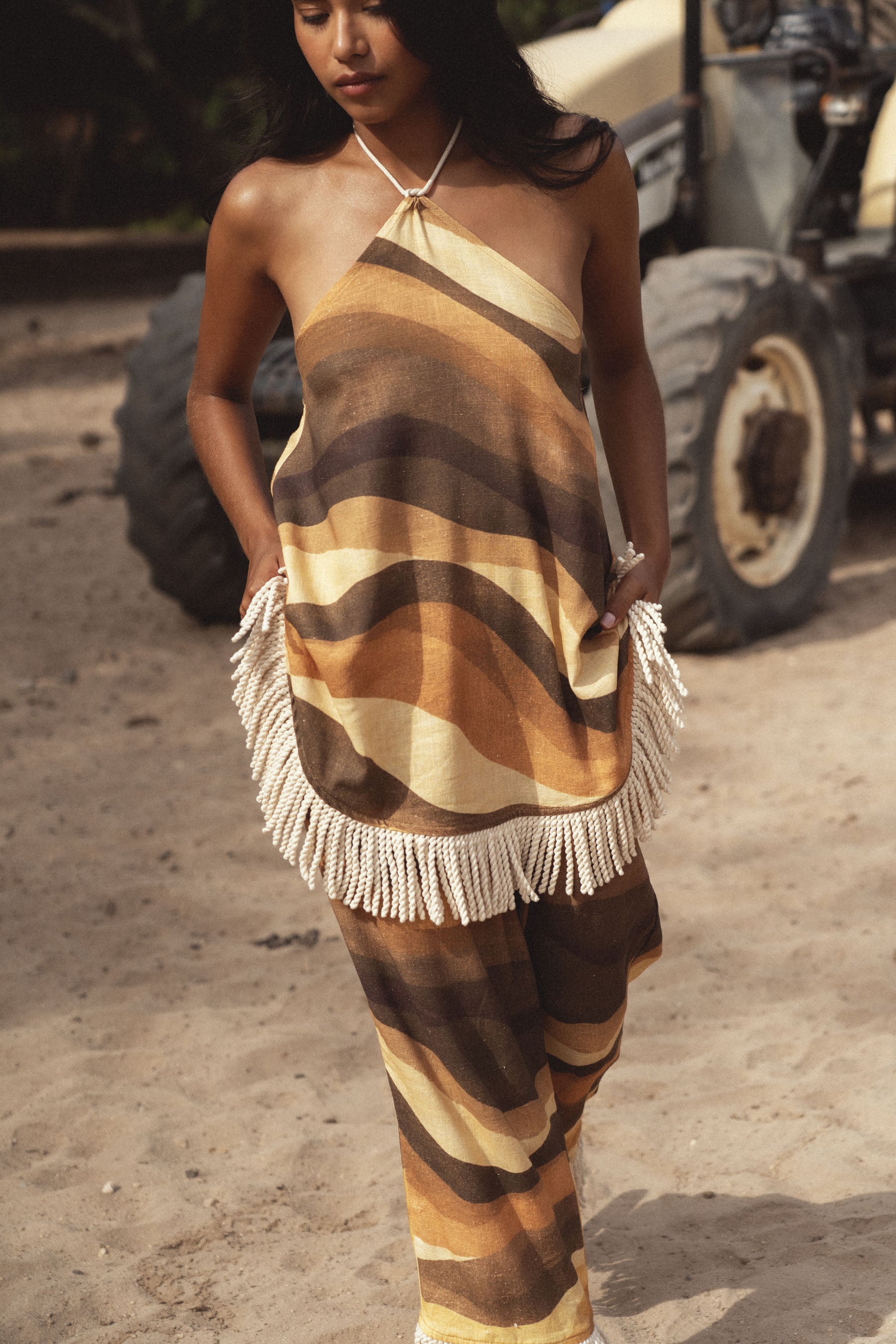 conscious x sienna loom top heatwave