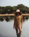 conscious x sienna sustainable swimwear swimsuit savanna