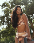 conscious x sienna sustainable swimwear bottoms saint ties heatwave