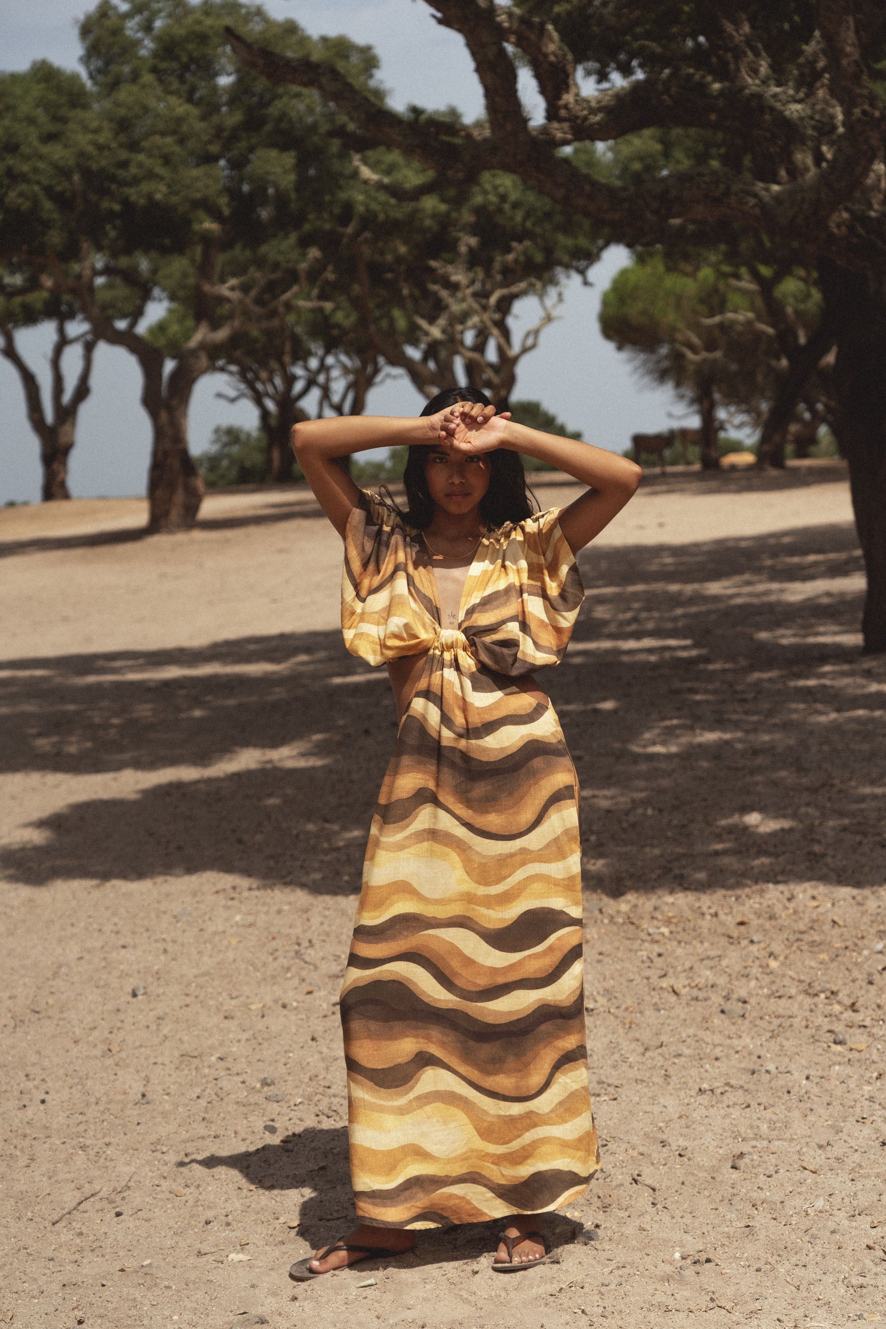 conscious x sienna ophelia dress heatwave
