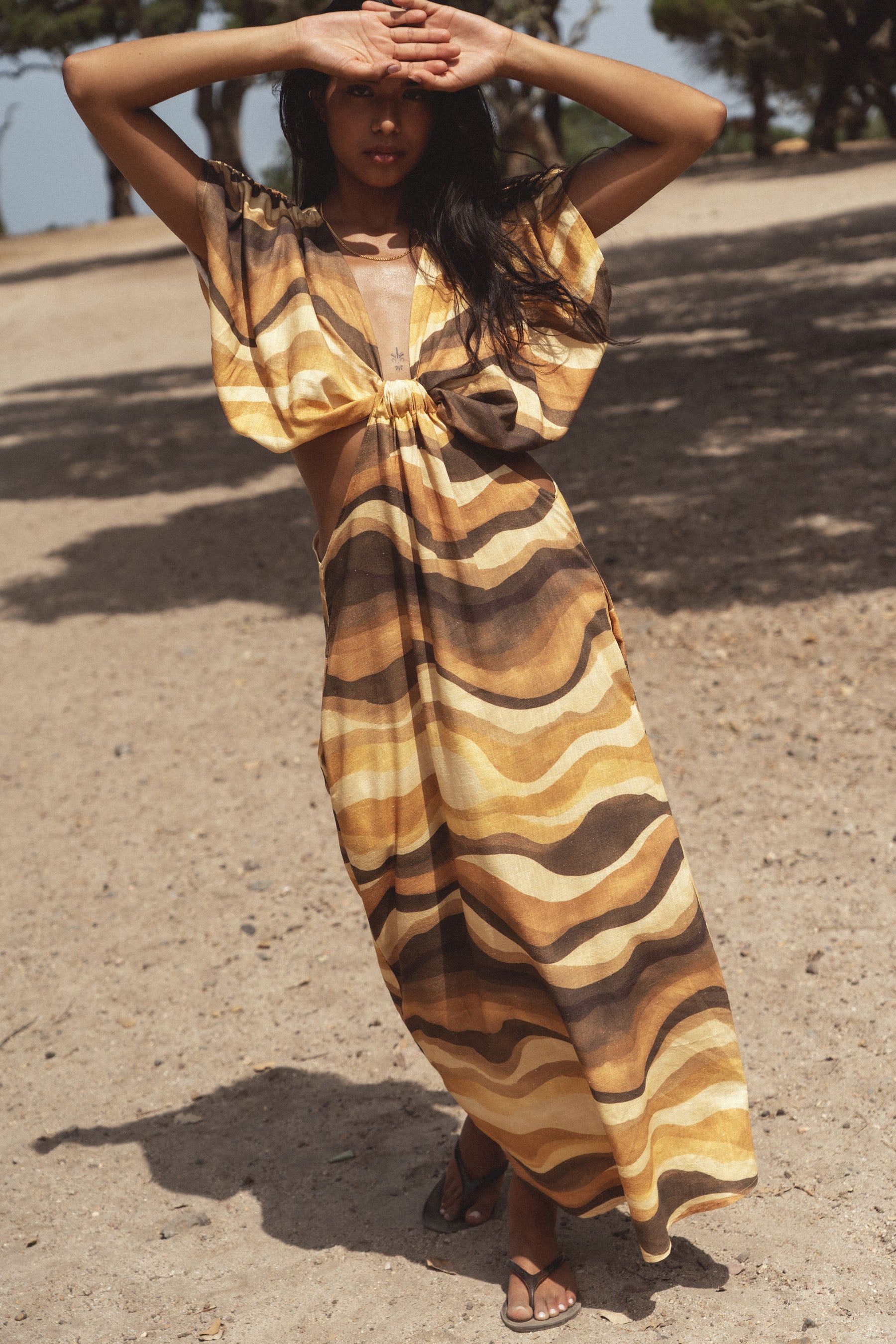 conscious x sienna ophelia dress heatwave