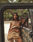 conscious x sienna caicai linen top heatwave