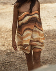 conscious x sienna caicai linen top heatwave