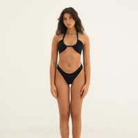 sustainable swimwear top allera full black