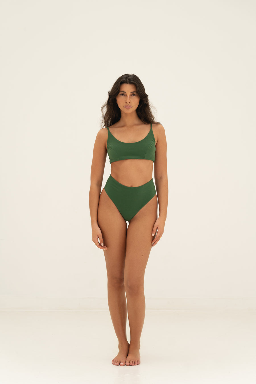 sustainable swimwear bottoms saint palma green