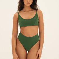 sustainable swimwear bottoms saint palma green