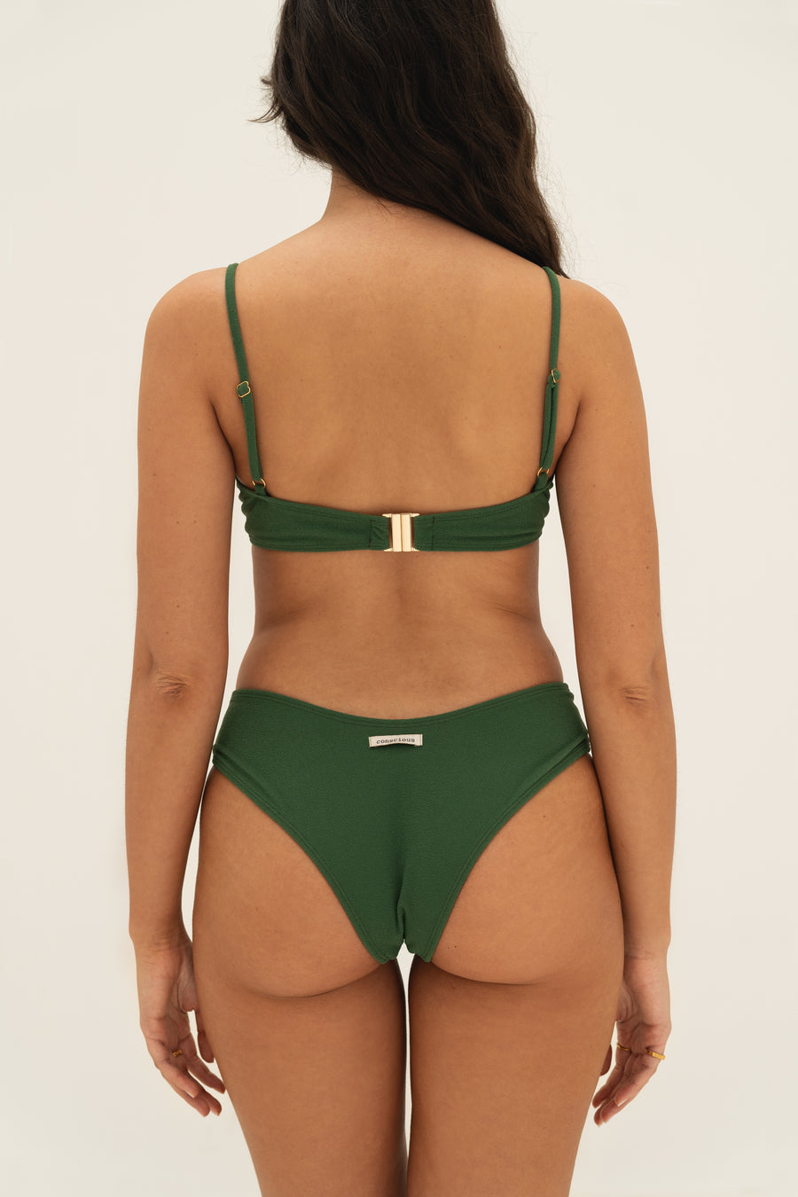 sustainable swimwear bottoms emma palma green