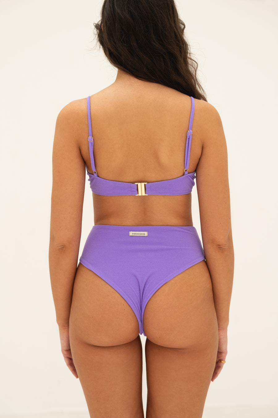 sustainable swimwear bottoms saint terry lilac