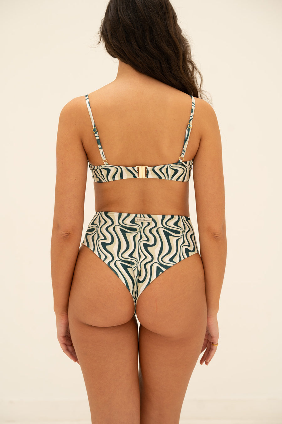 sustainable swimwear bottoms saint green waves