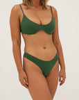 sustainable swimwear bottoms noah palma green