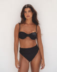 sustainable swimwear top paloma noir