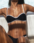 sustainable swimwear top ellie noir