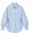 side tie shirt in sky