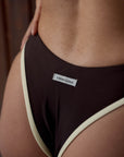 sustainable swimwear bottoms esme x hannah hofinger in expresso bronze