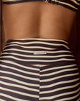 sustainable swimwear shorts x hannah hofinger in soleo stripe