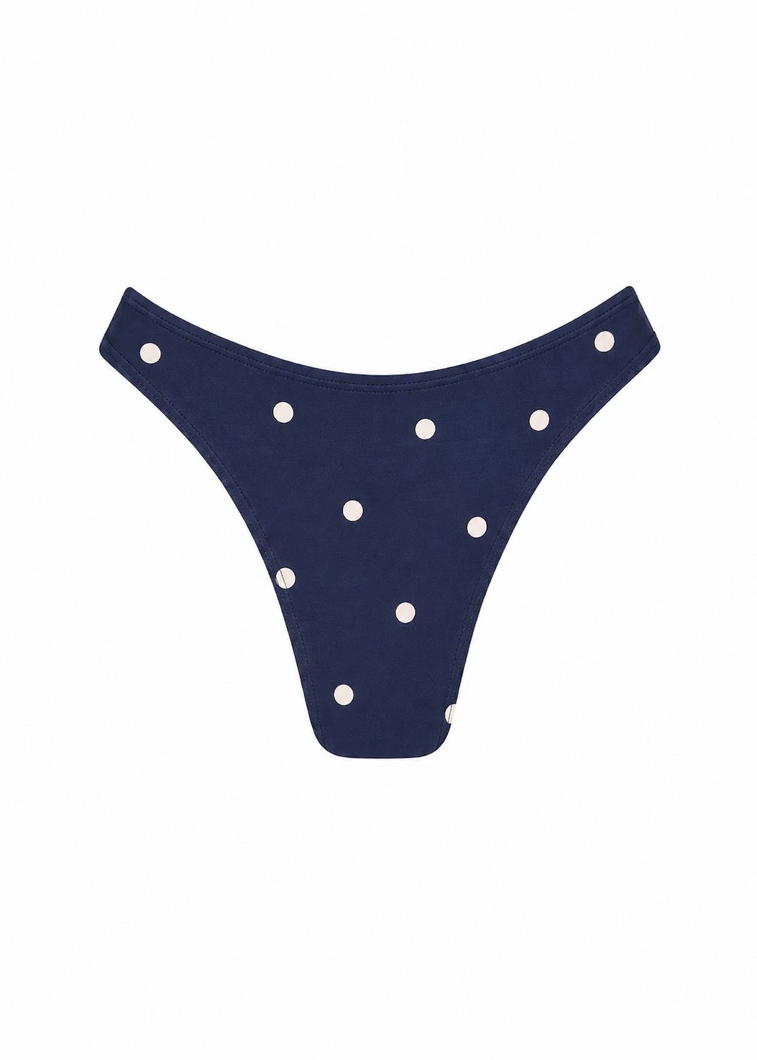 sustainable swimwear bottoms emma midnight dots
