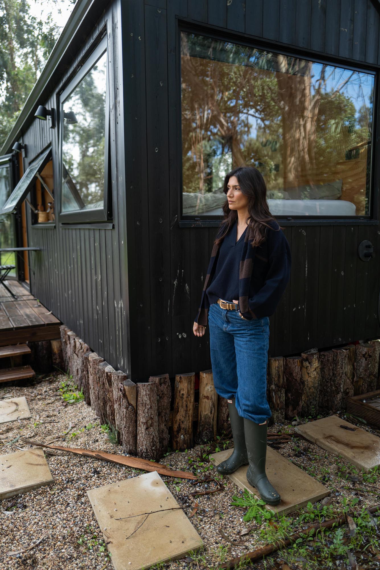 recycled wool knitwear husk polo