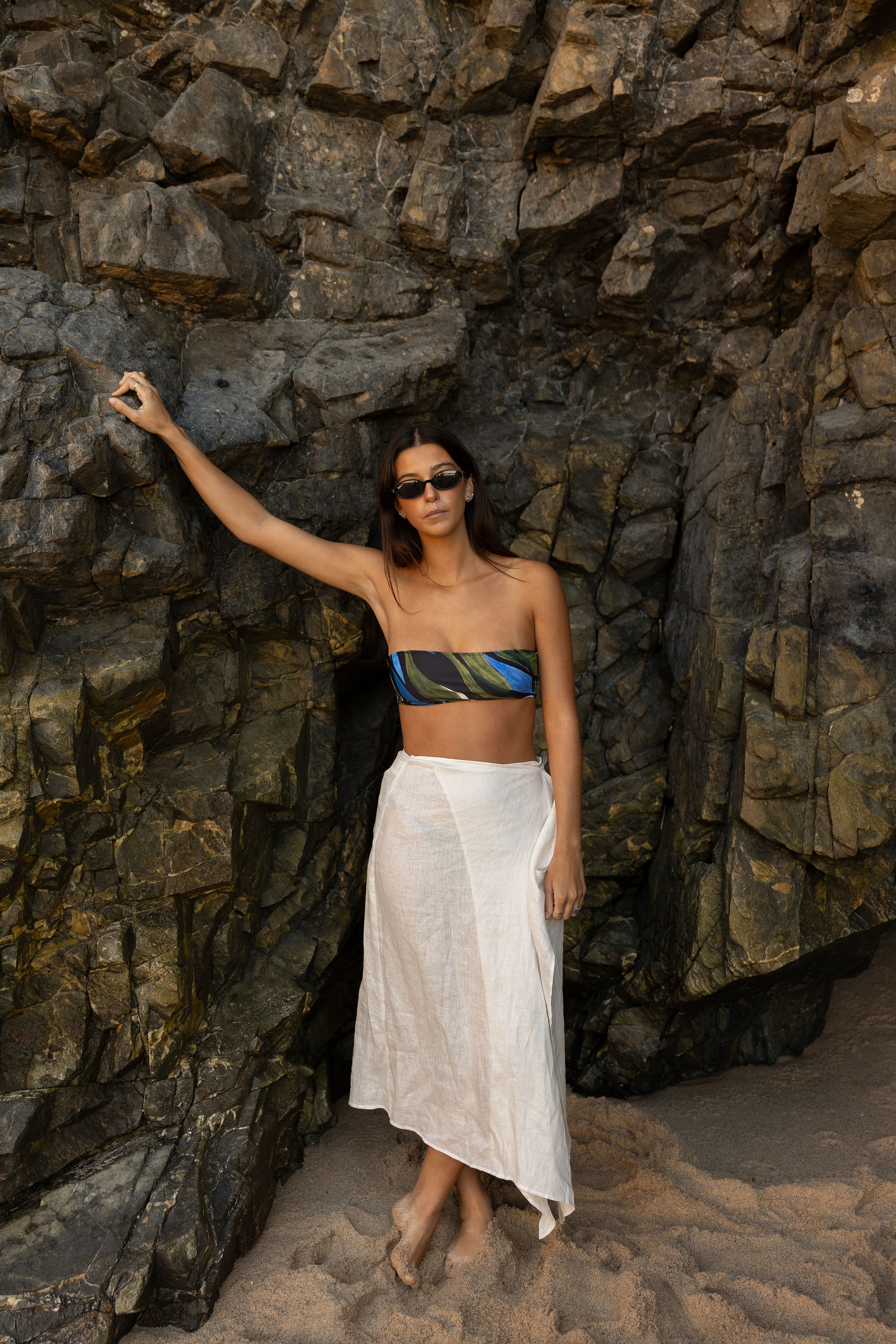 sustainable swimwear top caicai canopy