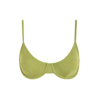 sustainable swimwear top eva x hannah hofinger in green
