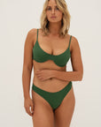 sustainable swimwear bottoms noah palma green