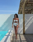 sustainable swimwear top paloma shell