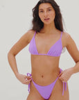 sustainable swimwear bottoms nala terry lilac