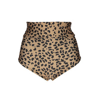 sustainable swimwear bottoms marge brown leopard