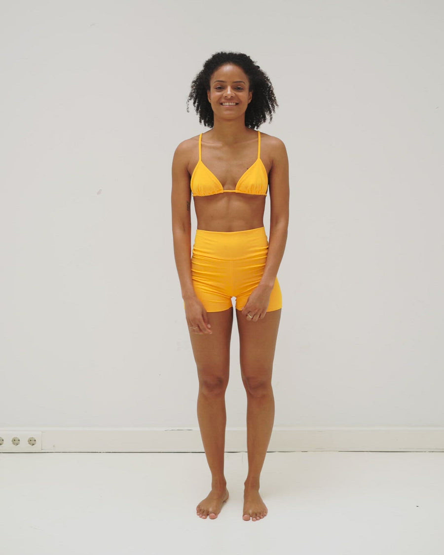 sustainable swimwear shorts amber