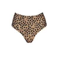 sustainable swimwear bottoms saint brown leopard