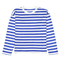 organic cotton sweatshirt in deep blue