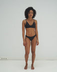 sustainable swimwear top ollie full black