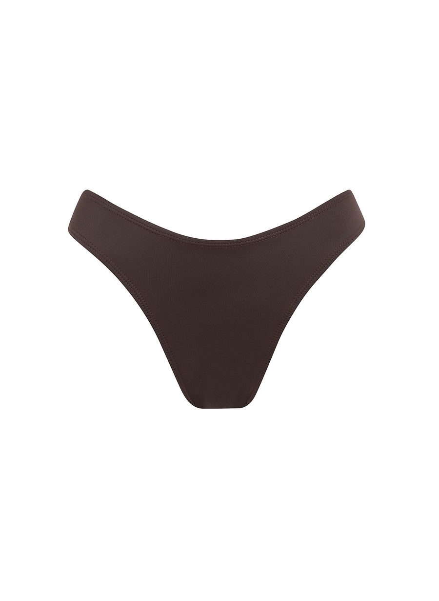 sustainable swimwear bottoms emma chocolate