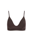 sustainable swimwear top ollie chocolate