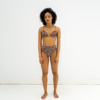 sustainable swimwear bottoms saint brown leopard