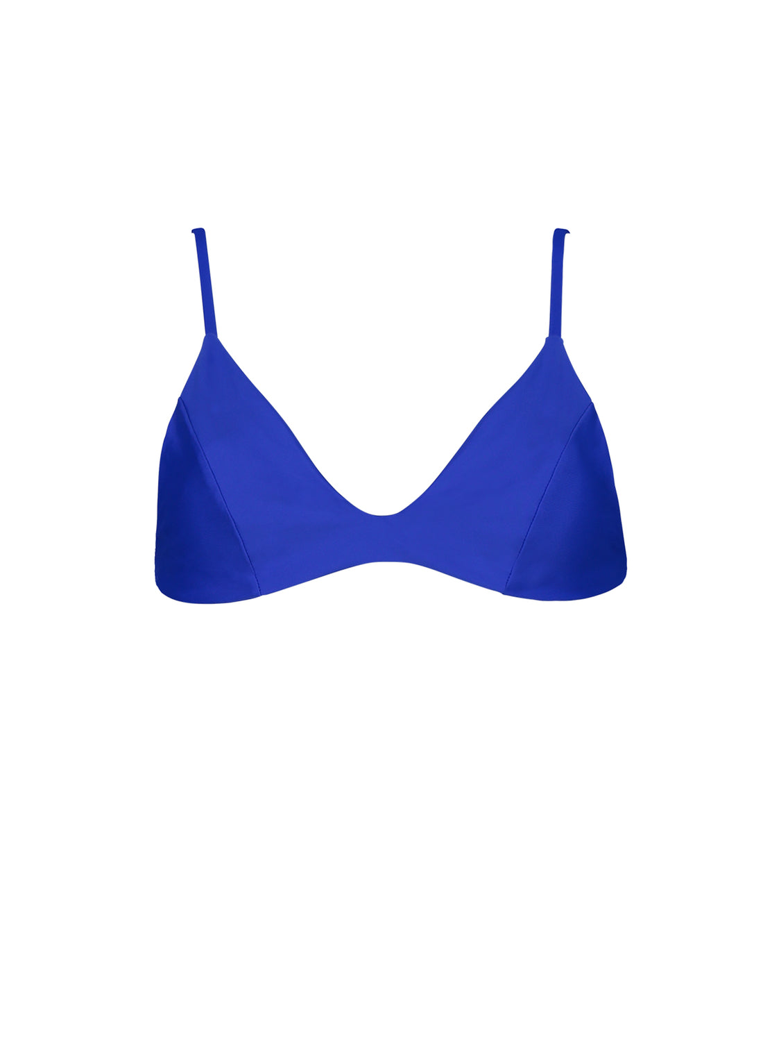 sustainable swimwear top kaya deep blue