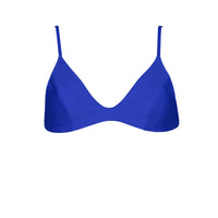sustainable swimwear top kaya deep blue